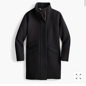 J. Crew Cocoon Coat in Italian stadium-cloth wool